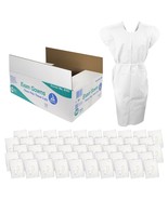 Dynarex Exam Gowns, 3-Ply Poly Tissue, Universal Size, 2 Ties, 50/Case, ... - $47.45 CAD