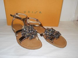 Unisa New Womens Jamila Bronze Multi Sandals 9 M Shoes NWB - £53.56 GBP