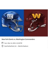 NY Giants vs Washigton Commanders - Dec 1 4  (Sun) - 100 Level Seats (2 ... - €402,68 EUR