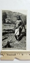 Vtg Authentic PAPUA NEW GUINEA AIR MAIL RPPC POSTCARD Native Tribal Woma... - $20.25
