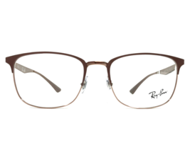 Ray-Ban Eyeglasses Frame RB6421 2973 Beige on Copper Brown Full Rim 52-1... - £75.89 GBP