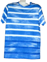 Paul &amp; Shark  Men&#39;s Blue White Striped Italy Cotton T-Shirt Shirt Size L - £77.97 GBP