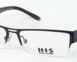 HIS by Uniopt HT522 003 MATT BLACK / OLIVE EYEGLASSES H.I.S 55-16-135mm ... - $63.38