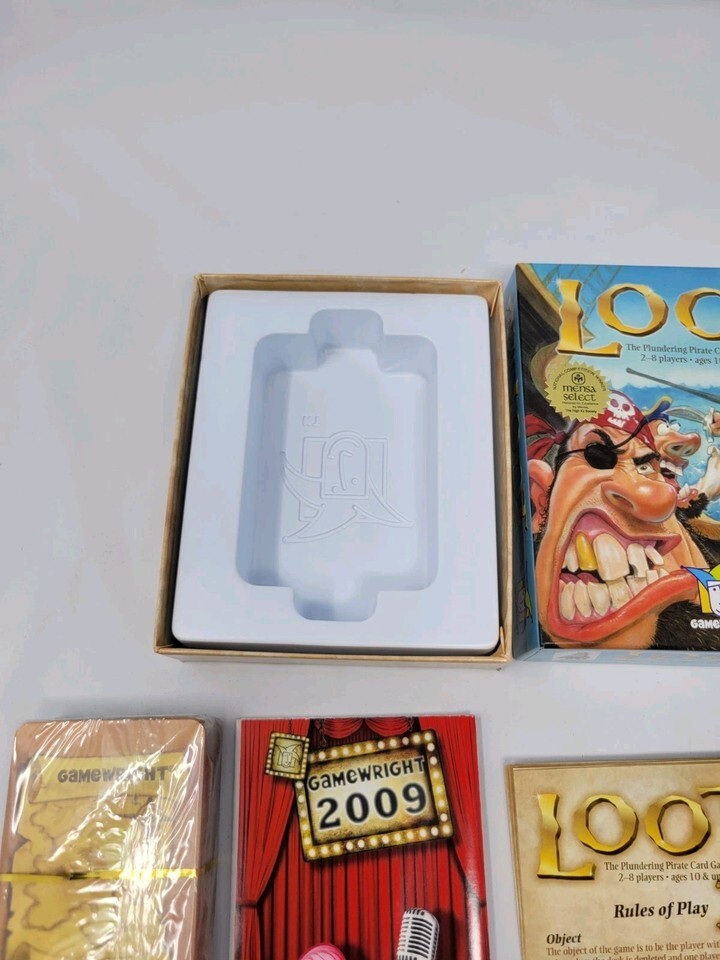 Loot The Plundering Pirate Card Game 2005 Gamewright New OPEN BOX Item image 5