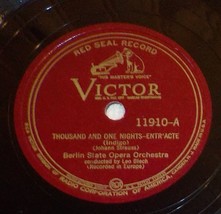 12&quot; Leo Blech Berlin State Opera Orch 78 Donna Diana /Thousand &amp; One Nig... - $146.66 MXN