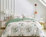 Three-Piece Joyreap Botanical Comforter Set (Full/Queen), Featuring Reve... - £35.39 GBP
