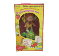 Vintage Kenner Strawberry Shortcake Friend Apple Dumplin Tea Time Turtle In Box - $84.55
