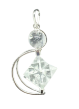 Quartz Crystal Merkaba Pendulum (Removable) Dowser Geometric Healer Ener... - $21.06