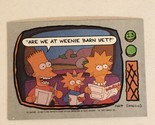 The Simpson’s Trading Card 1990 #13 Bart Maggie &amp; Lisa Simpson - £1.57 GBP