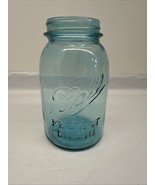 Vintage Aqua Ball Perfect Mason Quart Jar # 8 No Lid - €10,22 EUR