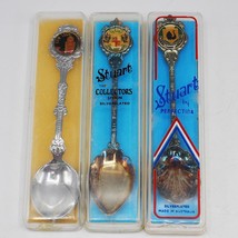 Lot of 3 Australia Souvenir Collectors Spoon some Silverplated - $14.84