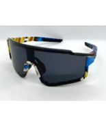 Olympic Eyewear Shield Wrap Around Men&#39;s Sunglasses Multicolored #BP0154 - $23.74