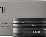 46Mm 4-In-1 Lens Filter Kit (Plus+) - Uv, Circular Polarizing (Cpl), Neu... - $239.99