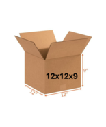 12&quot; x 12&quot; x 9&quot; CARDBOARD BOX - 32 ect - SINGLE BOX - $3.80