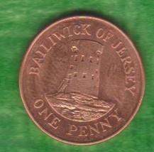 2012 Jersey south of England&#39;s coast Lite circulated Penny coin Age11 KM... - £1.51 GBP