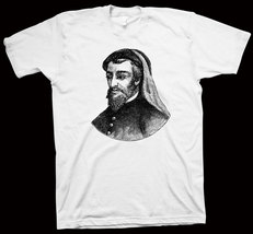Geoffrey Chaucer T-Shirt Novelist, Author, Writer, Poetry, Books, Philosophy - £13.84 GBP+