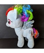 Rainbow Dash Plush My Little Pony Build A Bear Blue Horse Stuffed Animal... - $27.31