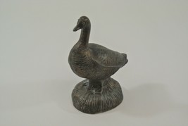 Canada Goose Bottle Opener Cast Metal Swan 4.5&quot; Figurine Vtg - £19.01 GBP