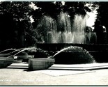RPPC Bronson Park Fountain Kalamazoo Michigan MI UNP Postcard G1 - $6.82