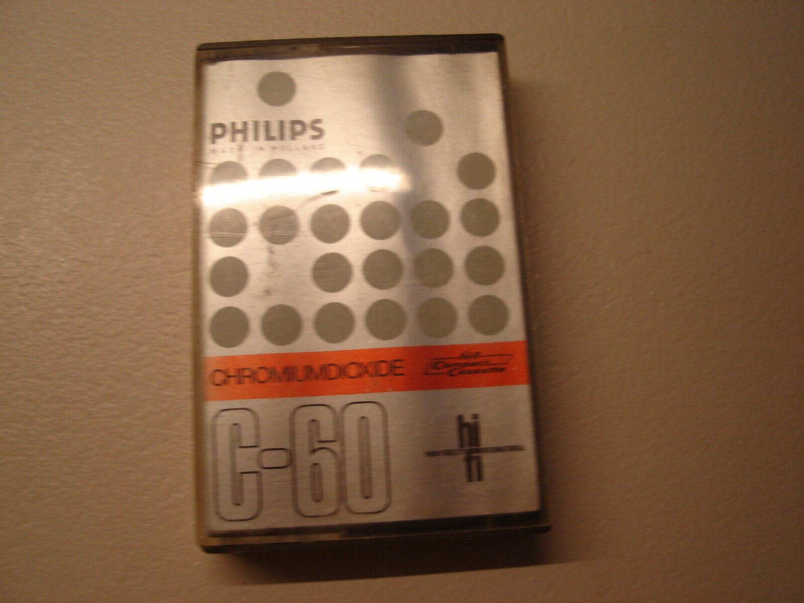 Primary image for PHILIPS C-60  AUDIO CASSETTE TAPE Made in Singapore Type II Made In Holland