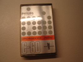 PHILIPS C-60  AUDIO CASSETTE TAPE Made in Singapore Type II Made In Holland - £8.43 GBP