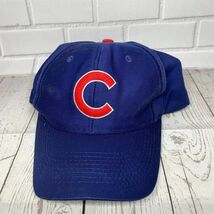 Chicago Cubs MLB Logo Athletic Hat Snapback Cap Blue Men - $9.49