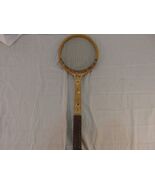 Vintage Earl Buchholz Signature Wooden Fibre Welded Throat Tennis Racket... - $347.70 MXN