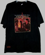 Tim McGraw Faith Hill Concert Tour T Shirt Vintage 2006 Soul 2 Soul Size X-Large - £27.52 GBP