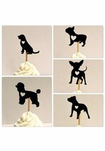 Dog Puppy Cupcake Toppers Pet Theme Baby Shower Birthday Party Decoration - $7.92