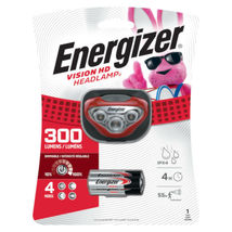Energizer Vision HD Headlamp 300 lm Red LED Headlight AAA Battery HDB32E - $18.95