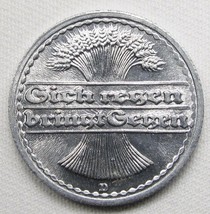 1920-D Germany 50 Pfennig GEM UNC Coin AD878 - £13.09 GBP