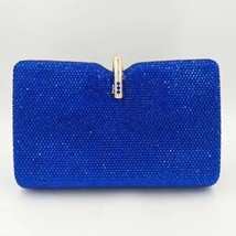 Designer  Evening Bags Clutches Wedding Red/Silver//Blue 11 Colors Womens Crysta - £96.13 GBP