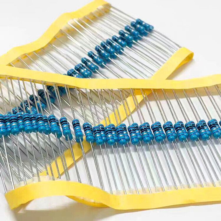10Pcs 1/2W 0.5W 0.1% 25ppm Metal Film Precision Resistor, Series :10R to 1M - $3.57
