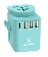 Xcentz Universal Travel Power Adapter With 18W PD & QC 3.0 USB-C Port - $11.29