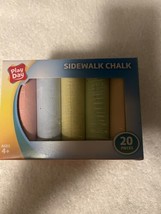 Play Day 20 pieces multicolors  Sidewalk Chalk Ages 4+ Washable - £7.57 GBP
