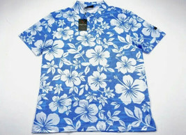 NWT Yatta | Golf Polo Mens Premium Stretch Polo Shirt Kahakai Blue White... - $29.99