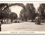 Pioneer Park San Bernardino California CA UNP WB Postcard V24 - $6.77