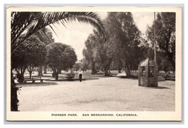 Pioneer Park San Bernardino California CA UNP WB Postcard V24 - £5.33 GBP