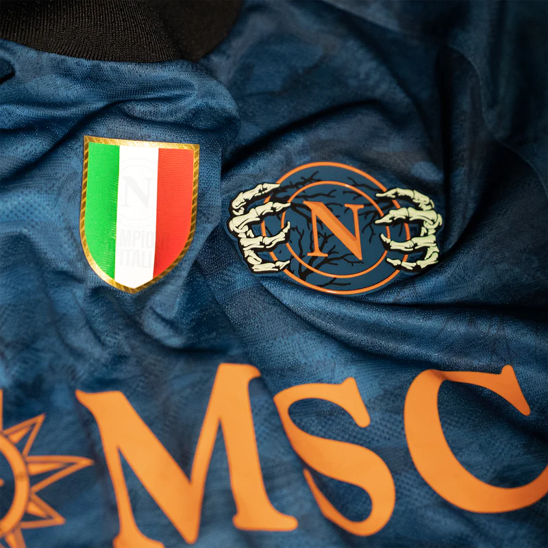 Napoli HALLOWEEN Blue Special Edition Home Shirt Jersey 25-26 S-XXL Item image 4