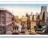 Cable Car Grant Avenue Street View San Francisco California UNP WB Postc... - $4.90