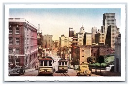 Cable Car Grant Avenue Street View San Francisco California UNP WB Postcard T9 - £3.92 GBP