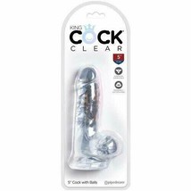 Pipedream Products King Cock Clear 5&quot; Cock with Balls - £25.79 GBP