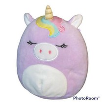 Squishmallows Sylvia Purple Unicorn Rainbow Plush 10” stuffy stuffed animal - £12.40 GBP