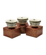 Royal Limited Holly Holiday Porcelain Rice Bowls 3 Sets of 2 (6 Total) B... - $70.15 CAD