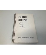 Vintage 1961 Favorite Recipes From Many Kitchens 1st Presbyterian Church... - £23.18 GBP