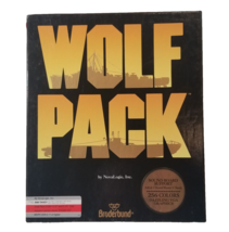 Wolf Pack Brøderbund NovaLogic Naval Strategy Game PC IBM Tandy Dual Pack 1990 - £15.61 GBP