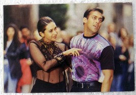 Acteur de Bollywood Karisma Kapoor Salman Khan carte postale originale... - £13.32 GBP