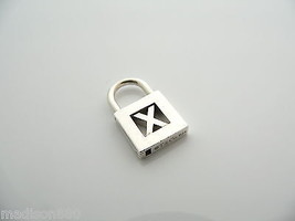 Tiffany &amp; Co Alphabet X Pendant Personalized Padlock Charm 4 Necklace Bracelet - $348.00