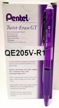 NEW 12-PK Pentel Twist-Erase GT Mechanical Pencil .5mm VIOLET Barrel QE205V - £13.51 GBP