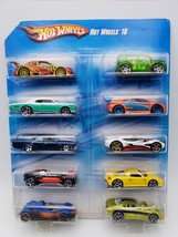 Hot Wheels 10 Car Pack Exclusive BRAND NEW SEALED 2010 Mattel!! - $40.09